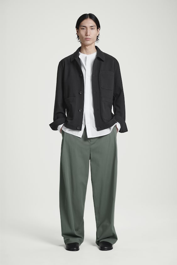 HM UTILITY-JACKE AUS TWILL