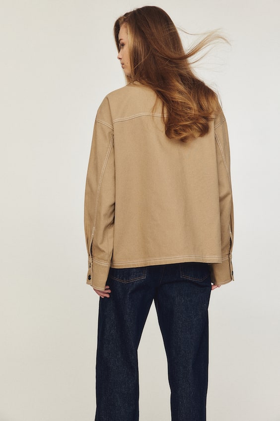 HM Utility-Overshirt Aus Baumwolle