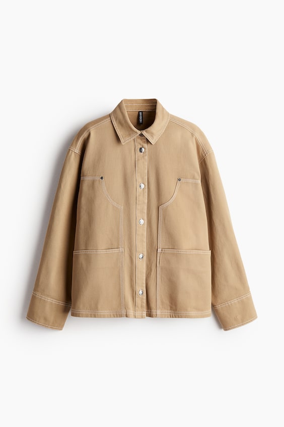 HM Utility-Overshirt Aus Baumwolle