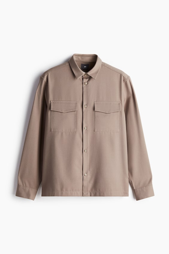 HM Utility-Overshirt In Regular Fit