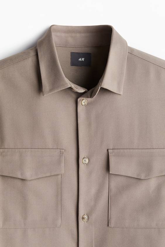 HM Utility-Overshirt In Regular Fit
