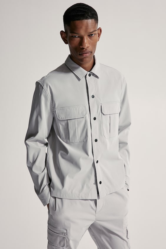 HM Utility-Overshirt in Regular Fit