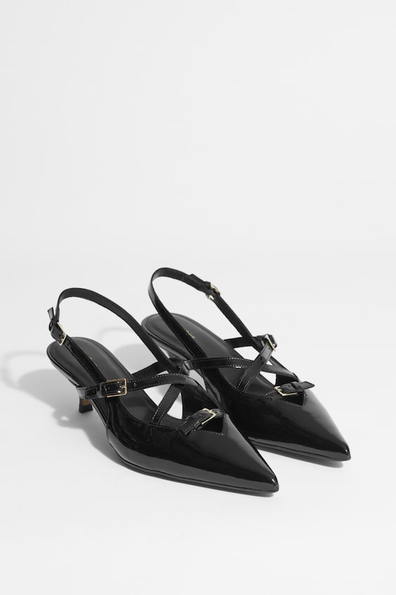 HM Verzierte Slingback-Pumps
