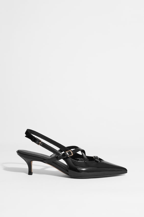 HM Verzierte Slingback-Pumps
