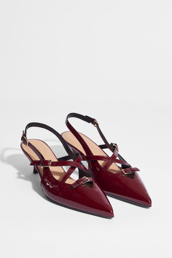 HM Verzierte Slingback-Pumps