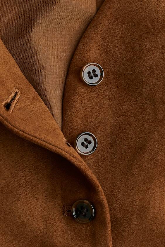 HM Weste Aus Leinenmix