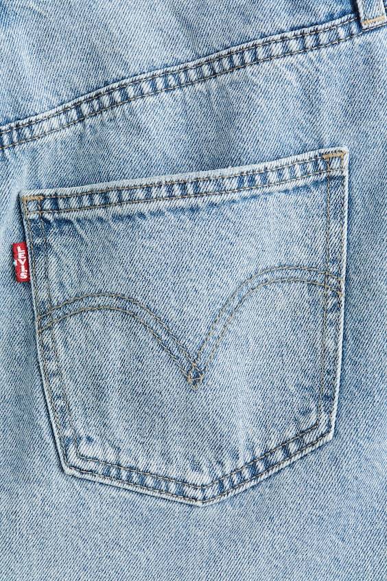 HM Western Denim Midi Dress