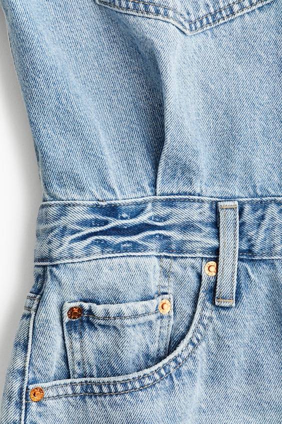 HM Western Denim Midi Dress