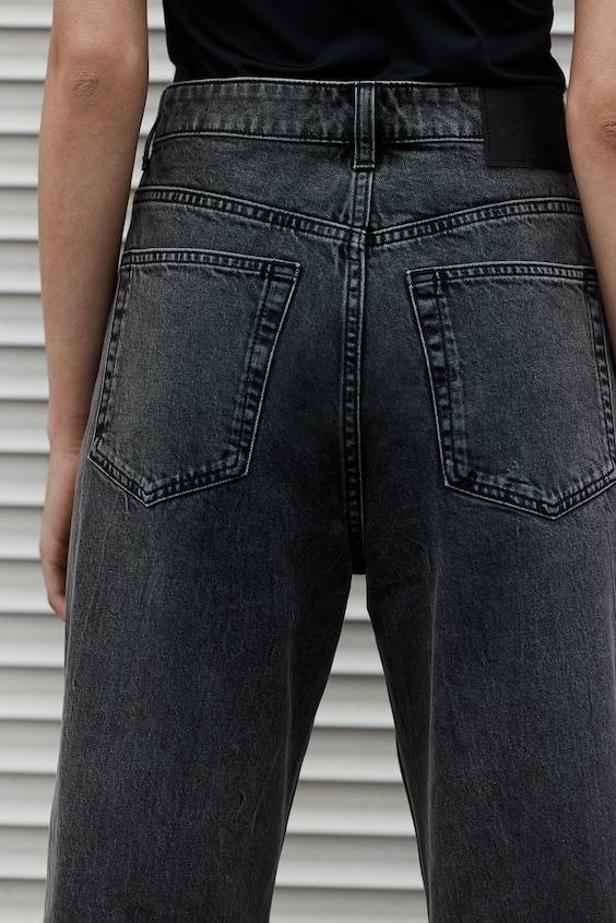 HM Wide High Jeans