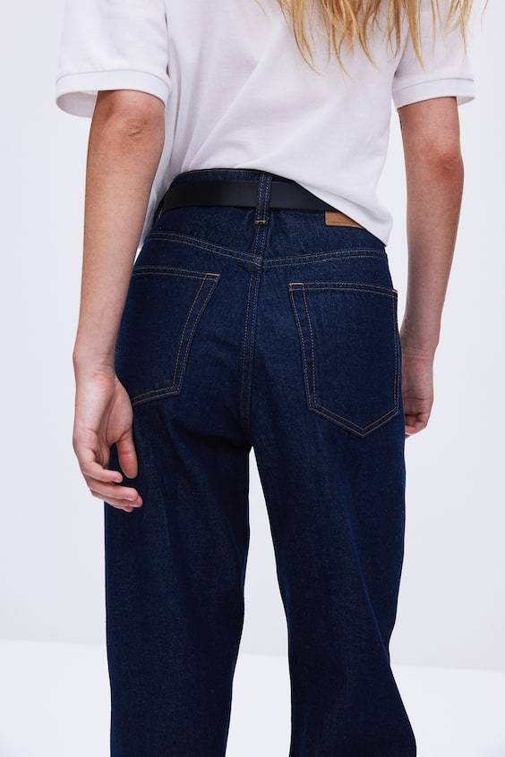 HM Wide High Jeans