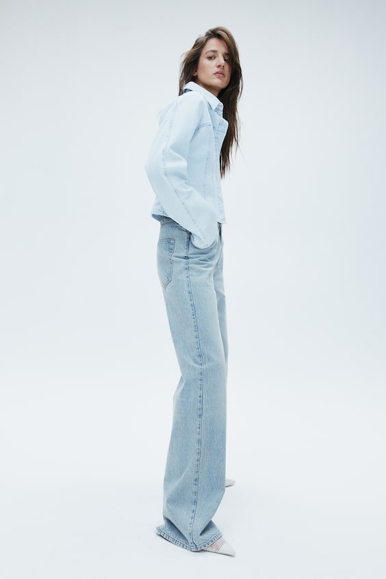 HM Wide Ultra High Jeans