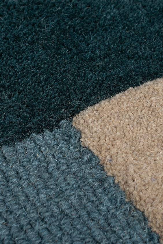 HM Wollteppich In Form Eines Labyrinths