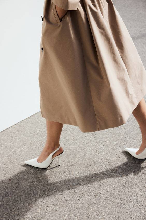 HM Zweireihiger Trenchcoat