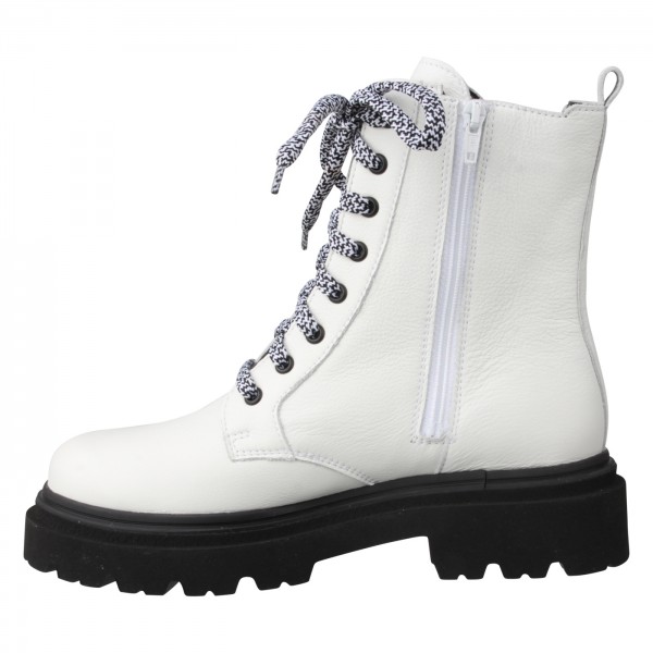 Lei By Tessamino Damenstiefel Frizzi Weiss/schwarz