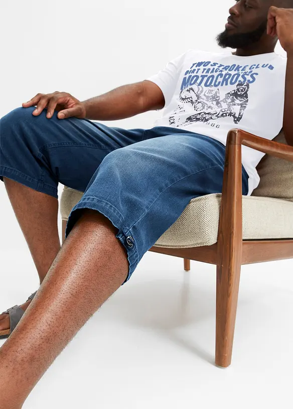 John Baner JEANSWEAR 3/4-Stretch-Jeans, Regular Fit Mit Komfortbund