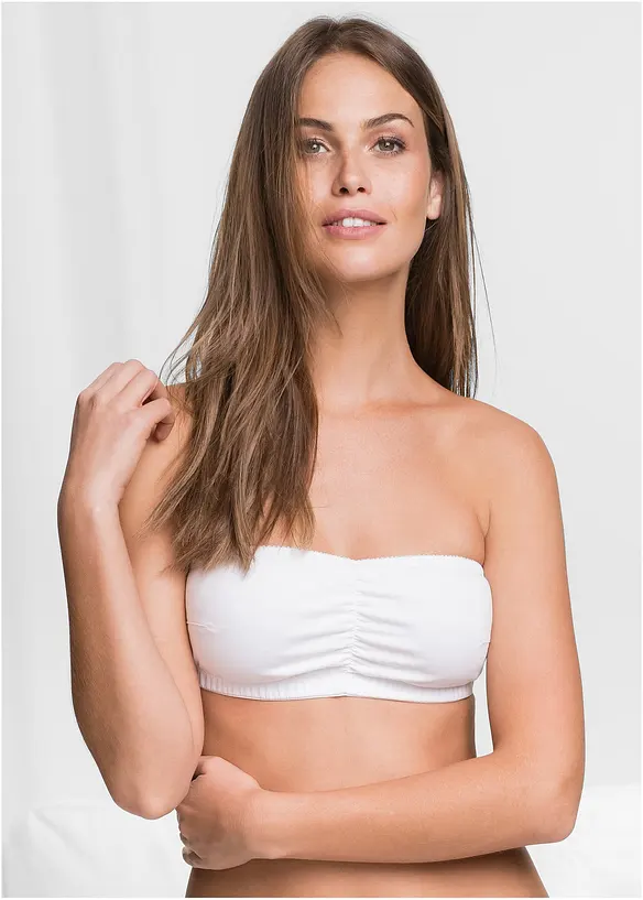 Bonprix Bandeau BH (Cup A Und B) Mit Bio-Baumwolle (2er Pack)