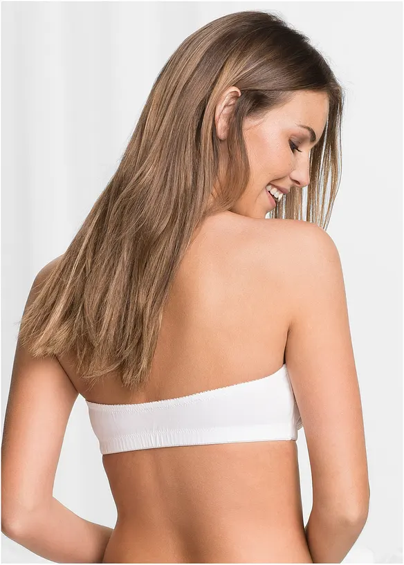 Bonprix Bandeau BH (Cup A Und B) Mit Bio-Baumwolle (2er Pack)