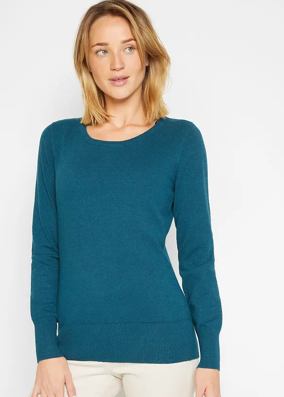 Bpc Bonprix Collection Basic Pullover Mit Recycelter Baumwolle