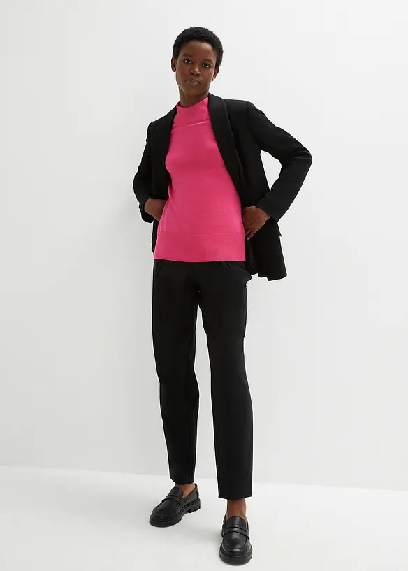 Bpc Bonprix Collection Basic Pullover Mit Stehkragen Mit Recycelter Baumwolle