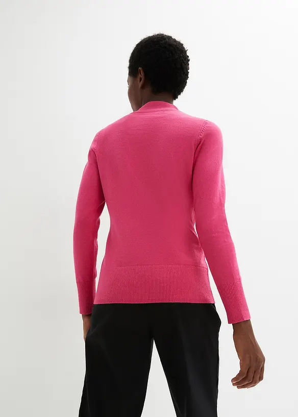 Bpc Bonprix Collection Basic Pullover Mit Stehkragen Mit Recycelter Baumwolle