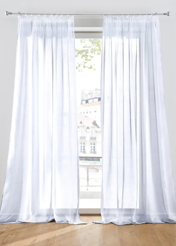 bonprix Batist Gardine mit feiner Struktur (1er Pack)