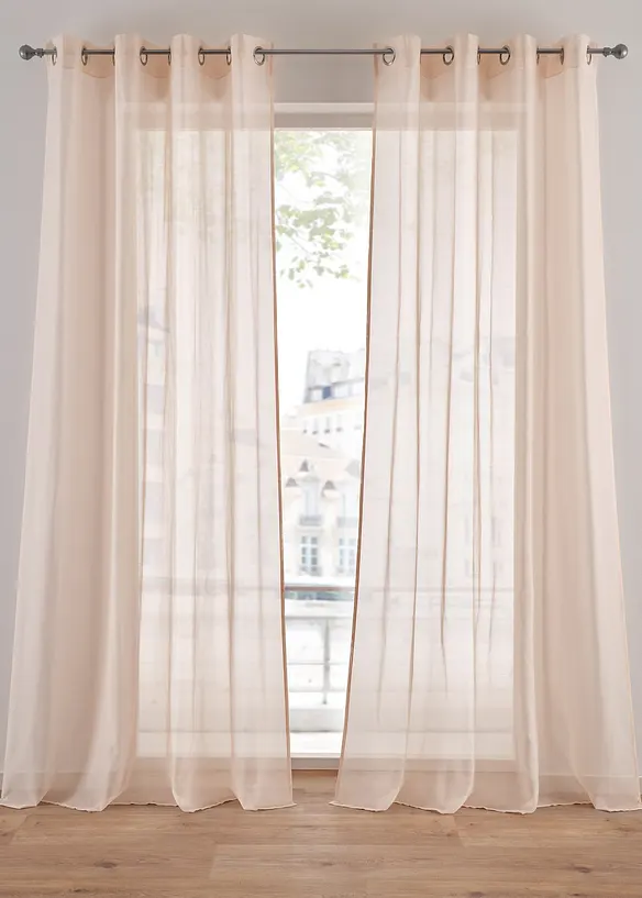 bonprix Batist Gardine mit feiner Struktur (1er Pack)