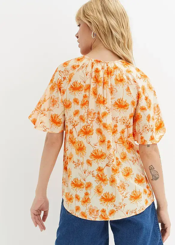 Bpc Bonprix Collection Bedruckte Tunika Mit Flügelärmeln