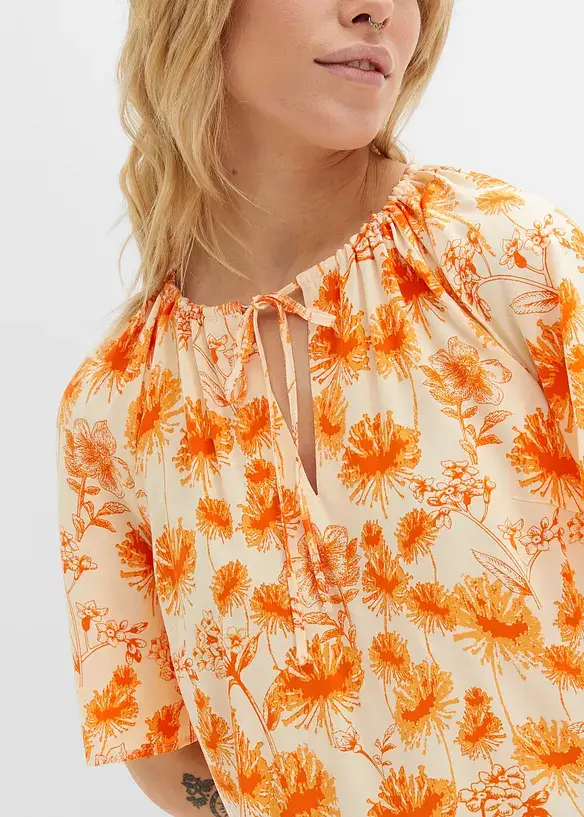 Bpc Bonprix Collection Bedruckte Tunika Mit Flügelärmeln