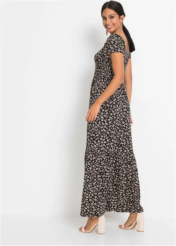 Bonprix Bedrucktes Maxikleid Aus Nachhaltiger Viskose