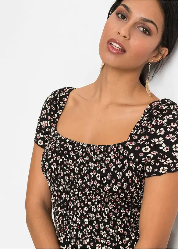 Bonprix Bedrucktes Maxikleid Aus Nachhaltiger Viskose