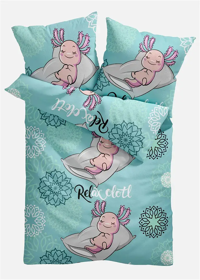 bpc living bonprix collection Bettwäsche mit Axolotl