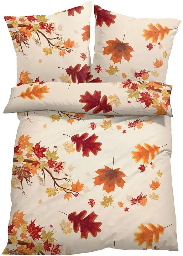 bpc living bonprix collection Bettwäsche mit Herbstlaub