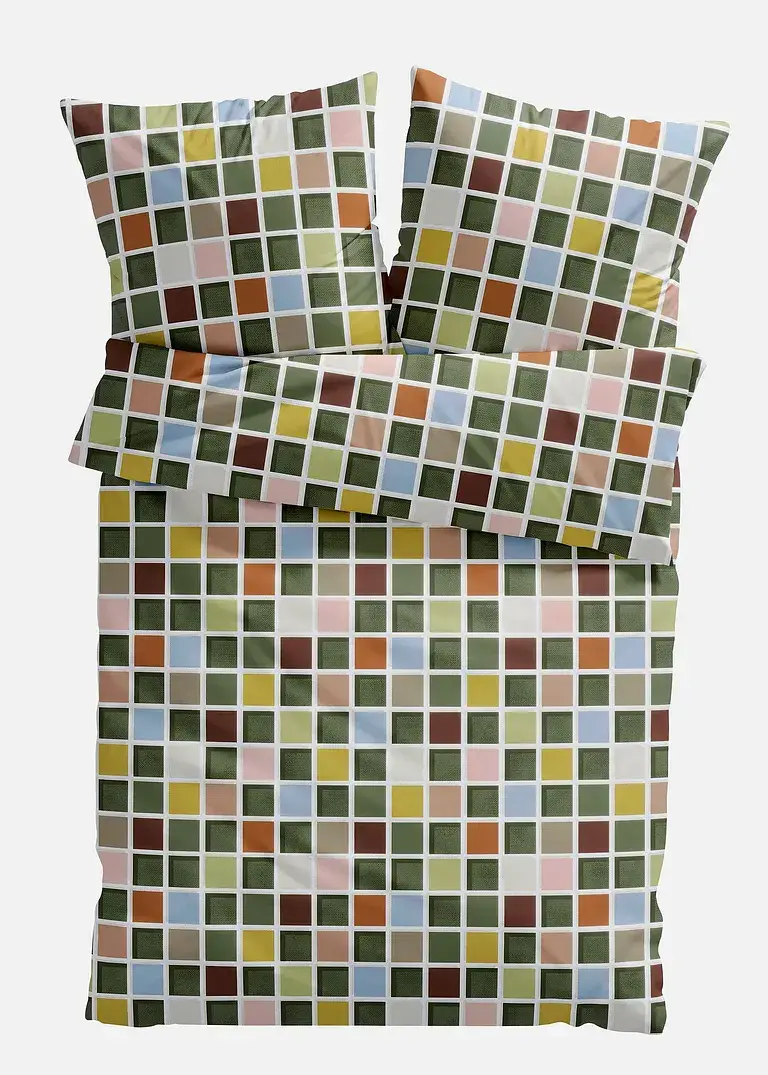 bpc living bonprix collection Bettwäsche mit Quadraten