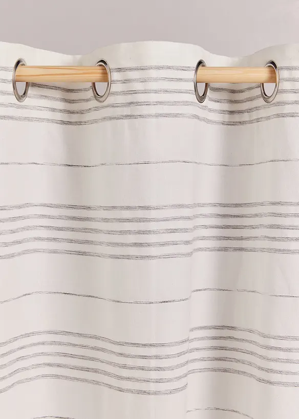 Bpc Living Bonprix Collection Bio Baumwoll Gardine Mit Streifen (1er Pack)