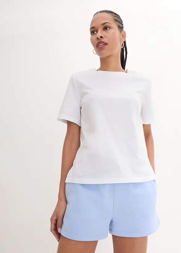 Bpc Bonprix Collection Bio-Baumwoll-T-Shirt Mit Platziertem Druck, Kurzarm