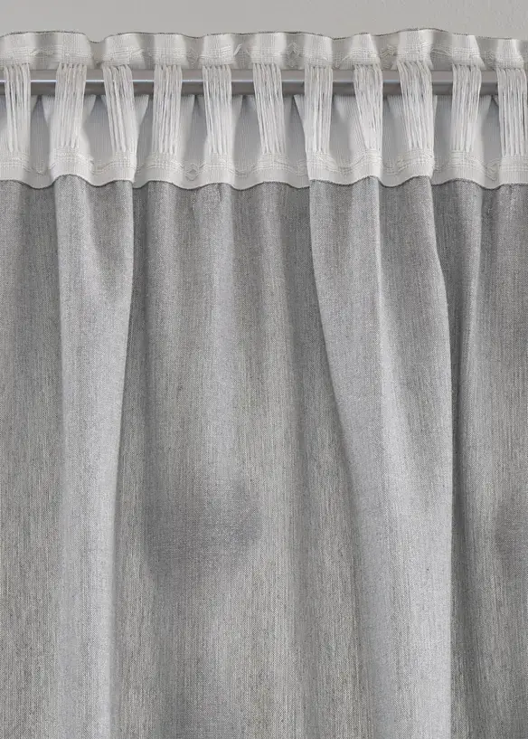 Bpc Living Bonprix Collection Bio Baumwoll Vorhang Mit Herzen (1er Pack)