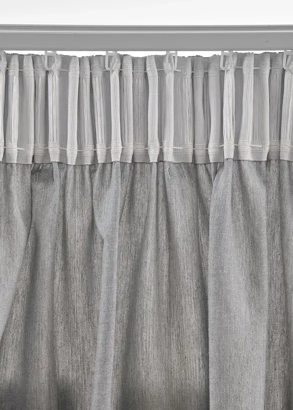 Bpc Living Bonprix Collection Bio Baumwoll Vorhang Mit Herzen (1er Pack)