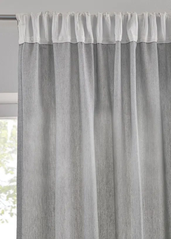 Bpc Living Bonprix Collection Bio Baumwoll Vorhang Mit Herzen (1er Pack)