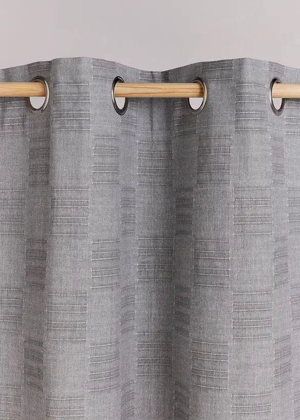 Bpc Living Bonprix Collection Bio Baumwoll Vorhang Mit Struktur (1er Pack)