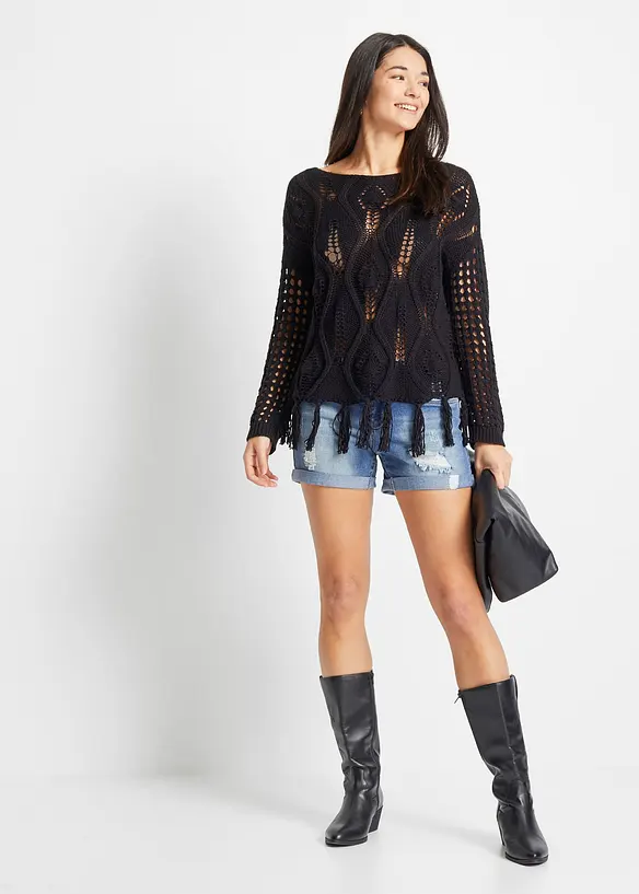 BODYFLIRT Ajour-Pullover
