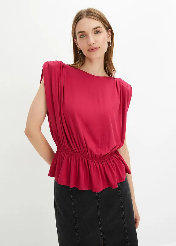 BODYFLIRT Ärmelloses Shirt Mit Schulterpolster