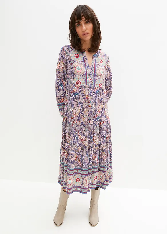 BODYFLIRT Bedrucktes Tunika-Kleid