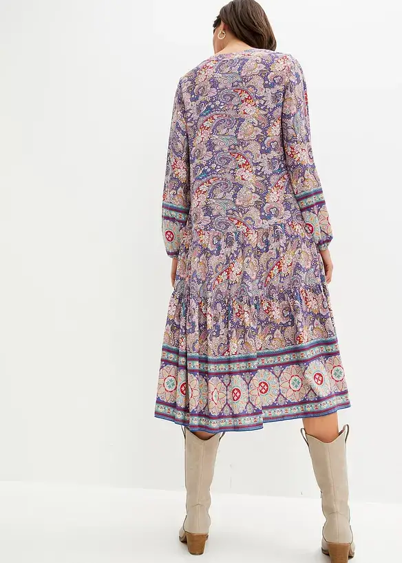 BODYFLIRT Bedrucktes Tunika-Kleid