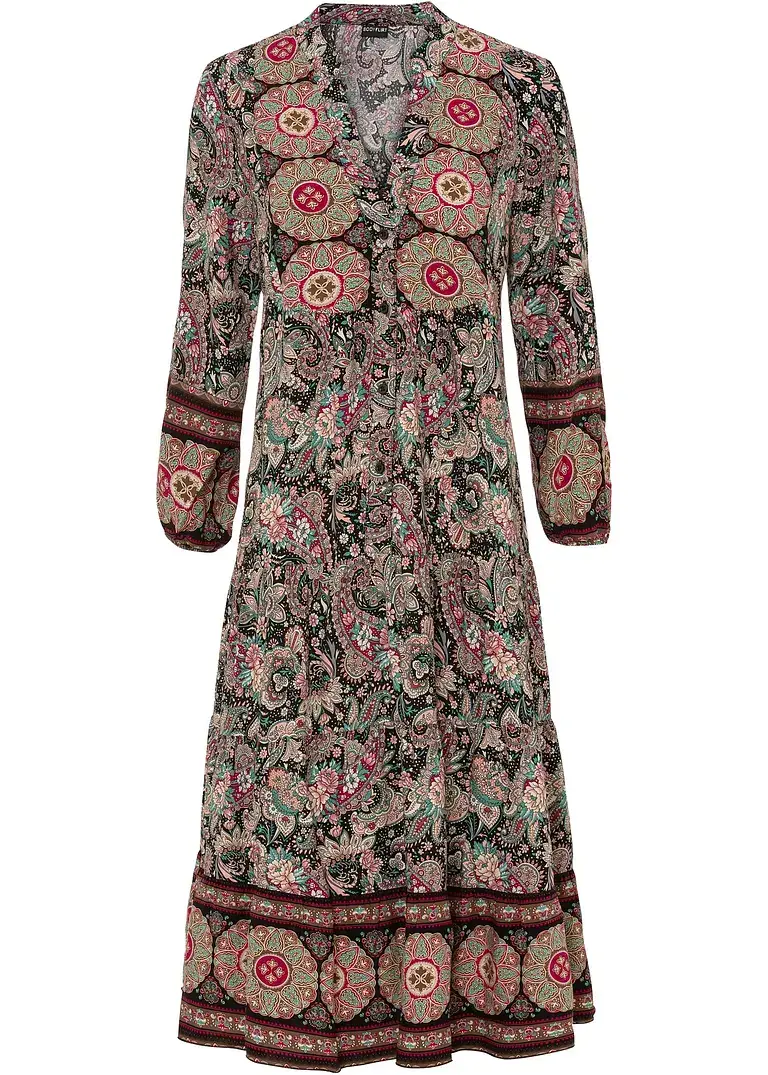 BODYFLIRT Bedrucktes Tunika-Kleid