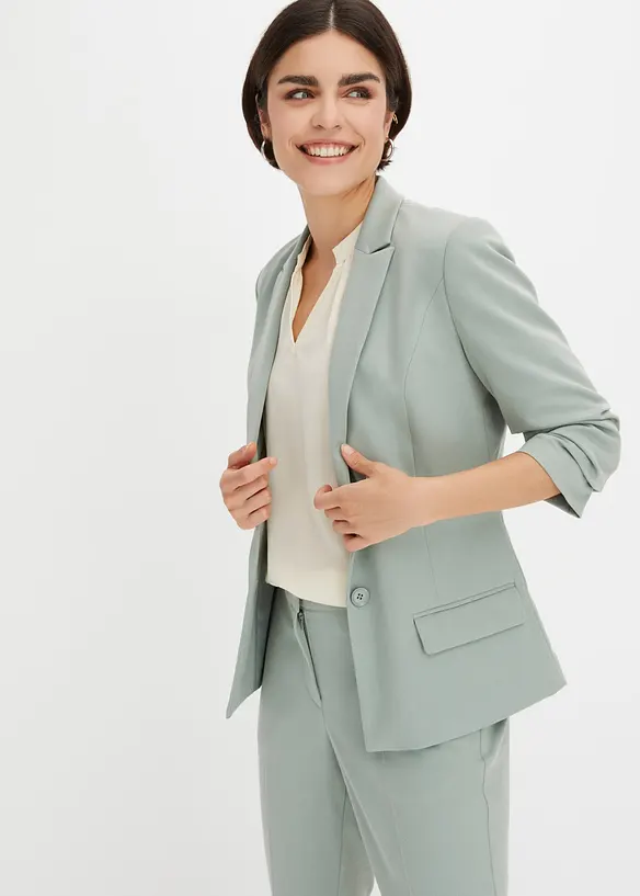 BODYFLIRT Blazer Mit Drapierten Ärmeln