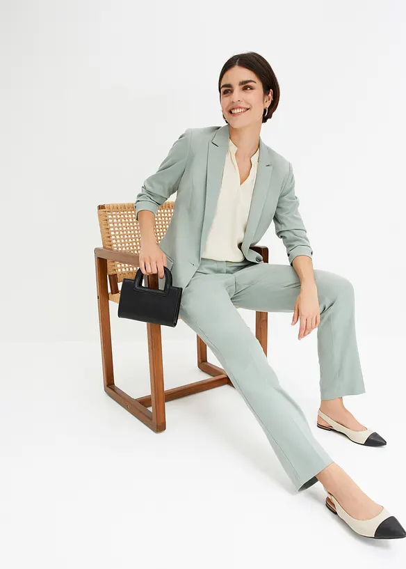 BODYFLIRT Blazer Mit Drapierten Ärmeln