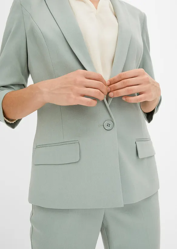 BODYFLIRT Blazer Mit Drapierten Ärmeln