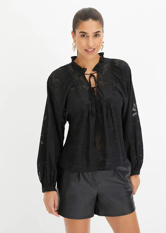 BODYFLIRT Bluse Mit Voluminösen Ärmeln