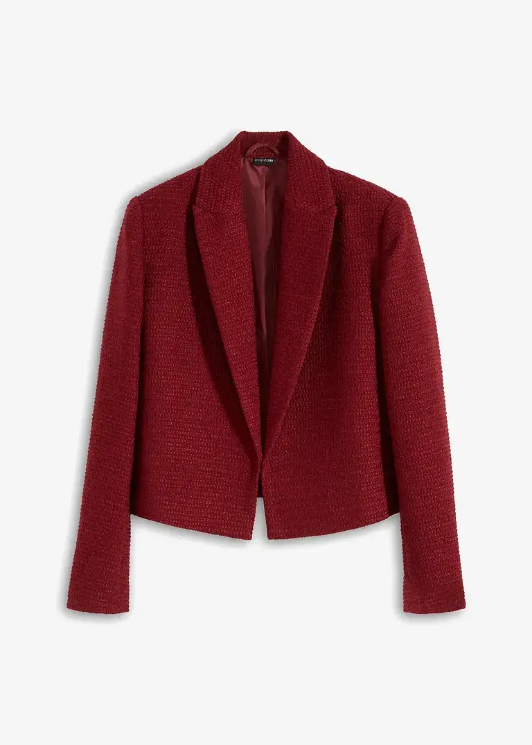 BODYFLIRT Bouclé-Kurzblazer