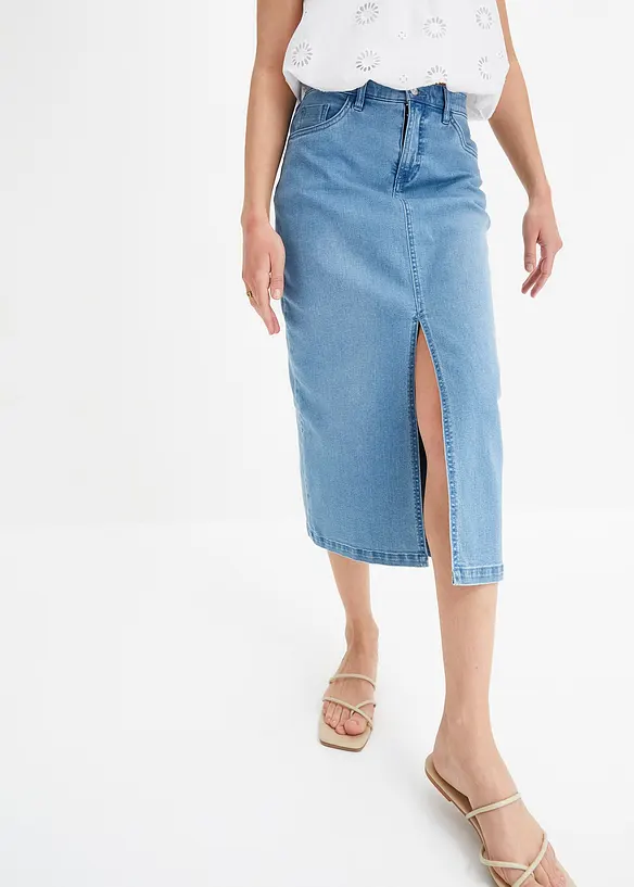 BODYFLIRT Boutique Denim Midi-Rock